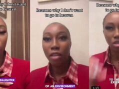 Woman rejects heaven, calling it unsafe for women because it is male centered