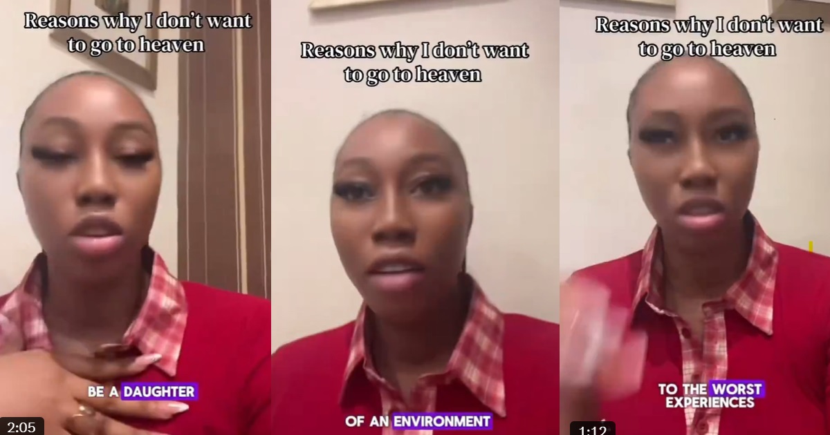 Woman rejects heaven, calling it unsafe for women because it is male centered