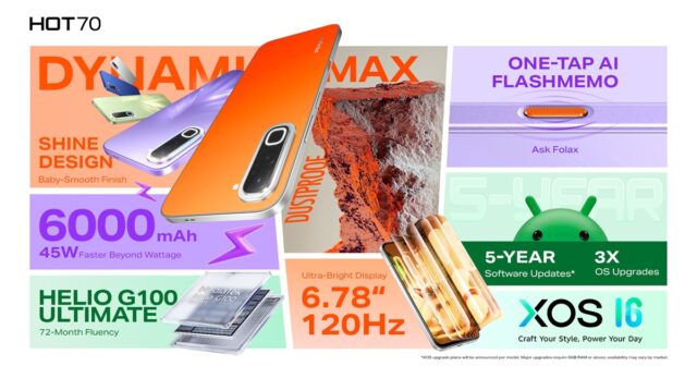 infinix-ft Infinix HOT 70 Series