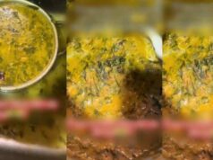 “It is so bitter. What did I do wrong?” – Lady washes away pot of Oha soup after first attempt turns out bitter (Watch)