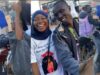 Lady honors her bike man with her sign-out sash for supporting her throughout university (Watch)