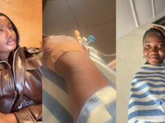 Lady lands in hospital after giving her ex a second chance (Watch)