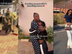 Lady whose father sent to study in China at 17 pays her family a surprise visit after 8 years