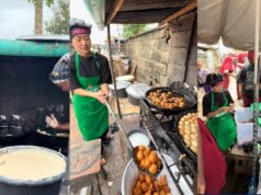 Korean lady shares how much she made from selling puff puff in Nigeria (VIDEO)