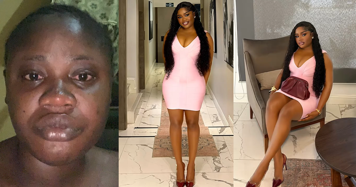 Lady showcases beautiful transformation before and after she started working with UBA. (WATCH)
