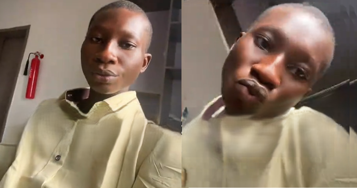 “Wetin I wan tell them for school now” – Student laments after claiming he was dismissed from his SIWES placement.