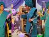 Nigerian bride sparks reaction after picking honey instead of a Bible at her traditional wedding ceremony (Watch)