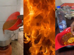 Woman shares safety warning after overheated palm oil explodes during cooking (WATCH)