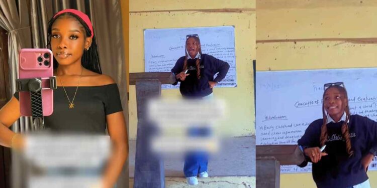 Lady shares lovely full-cricle moment of how she’s become a lecturer in the same department she graduated from a few years ago (WATCH)