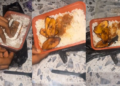 Lady shares the dinner package a random man sent her, leaves out one important item (Watch)