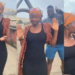 Lady gives man a disapproving look after he interrupts her video (Watch)