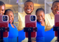 Nigerian couple celebrates almost 3 years of marriage without television (Watch)