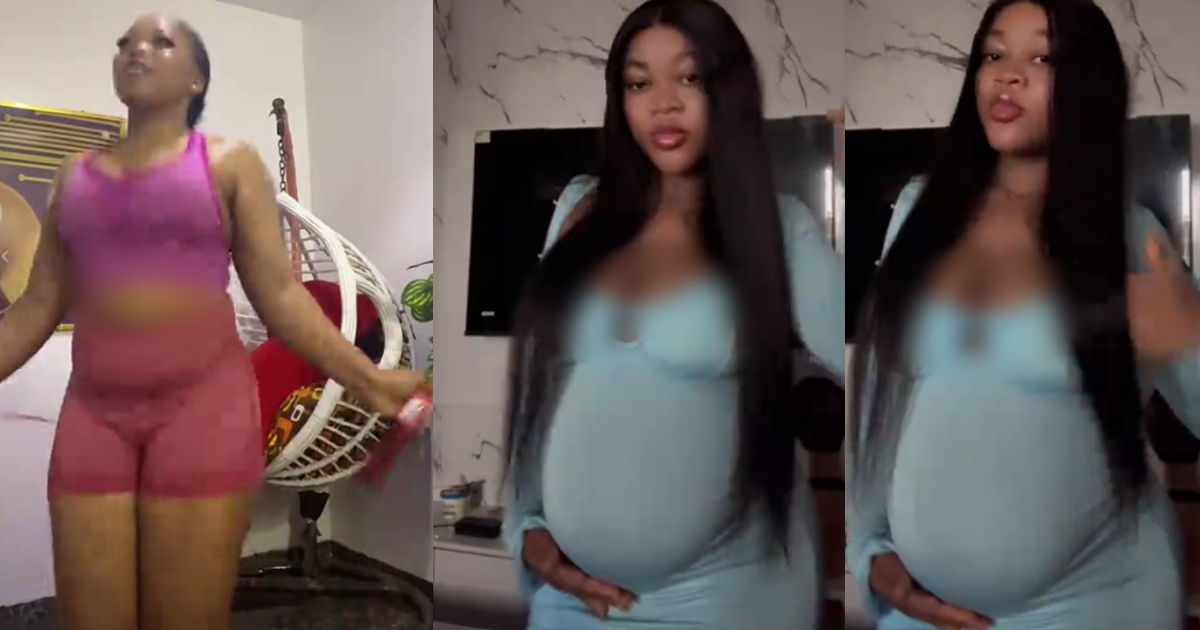 “We go again next year” – Lady gets pregnant after taking her weight-loss journey seriously (VIDEO)