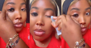 Lady reveals she had to remove her nose ring and eyelashes after boyfriend’s mother asked her to, before meeting his family (VIDEO)