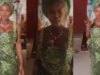 Lady excitedly shows off her outfit after couple’s media crew provides extra lighting for her fit-check video (WATCH)