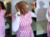 Lady changes outfit to comply with strict church rules after creating content (Watch)