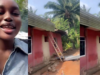 Lady surprised after her father’s second wife’s child renovated their side of the house (Watch)
